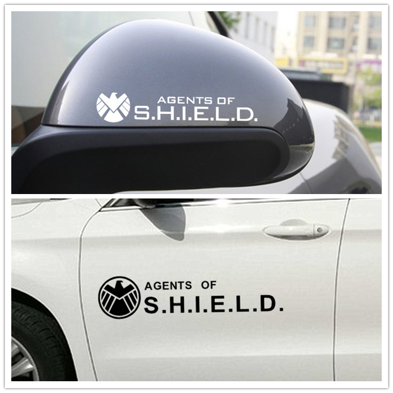 Dán Xe Hơi Marvel Agent Of SHIELD Phản Quang Đề Can Cho Gương Chiếu Hậu Cửa Sổ Thân Xe Máy Xe Đạp Mũ