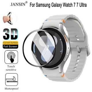 Jansin Miếng dán màn hình 3D PMMA cho đồng hồ Samsung Galaxy Watch Ultra 7 6 Classic 5 5 Pro