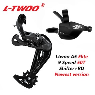  Cod & READY  LTWOO A5 9 Speed Elite Phiên bản Derailleur phía sau Kích hoạt Cần số bên phải cho xe đạp leo núi 