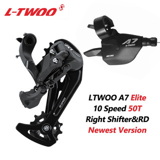   Cod & READY  LTWOO A7 10 Speed 50T Phiên bản Elite Kích hoạt Shifter Derailleurs phía sau cho các bộ phận xe đạp leo núi MTB 