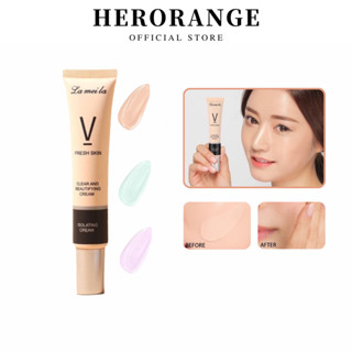 Lameila Clear Repair Isolation Cream Foundation Kem nền trang điểm Kem che khuyết điểm Lỗ chân lông vô hình Lâu trôi Dưỡng ẩm mịn màng Chống thấm nước Trang điểm mặt tự nhiên