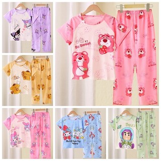 Bộ Đồ Ngủ Bé Gái Trẻ Em Bộ Đồ Ngủ Hoạt Hình In Hình Cổ Tròn Váy Ngủ Bé Gái Đồ Ngủ Trẻ Em Bộ Đồ Ngủ