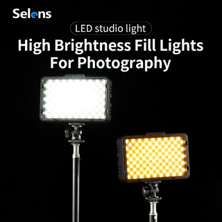 Đèn LED chụp ảnh Selens 198 LED Video Light 7500K / 3200K Camera Hot Shoe LED