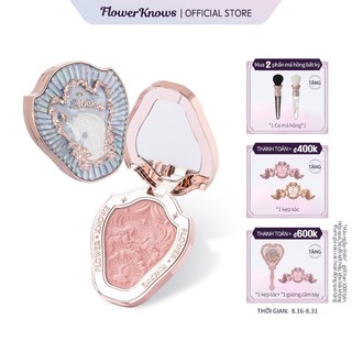 Phấn má hồng FLOWER KNOWS trang điểm tự nhiên 3 màu tùy chọn cao cấp 5g