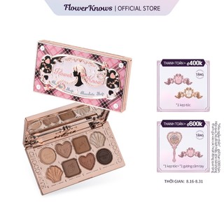 Bảng phấn mắt flower knows phong cách socola wonder tám màu sắc 10g