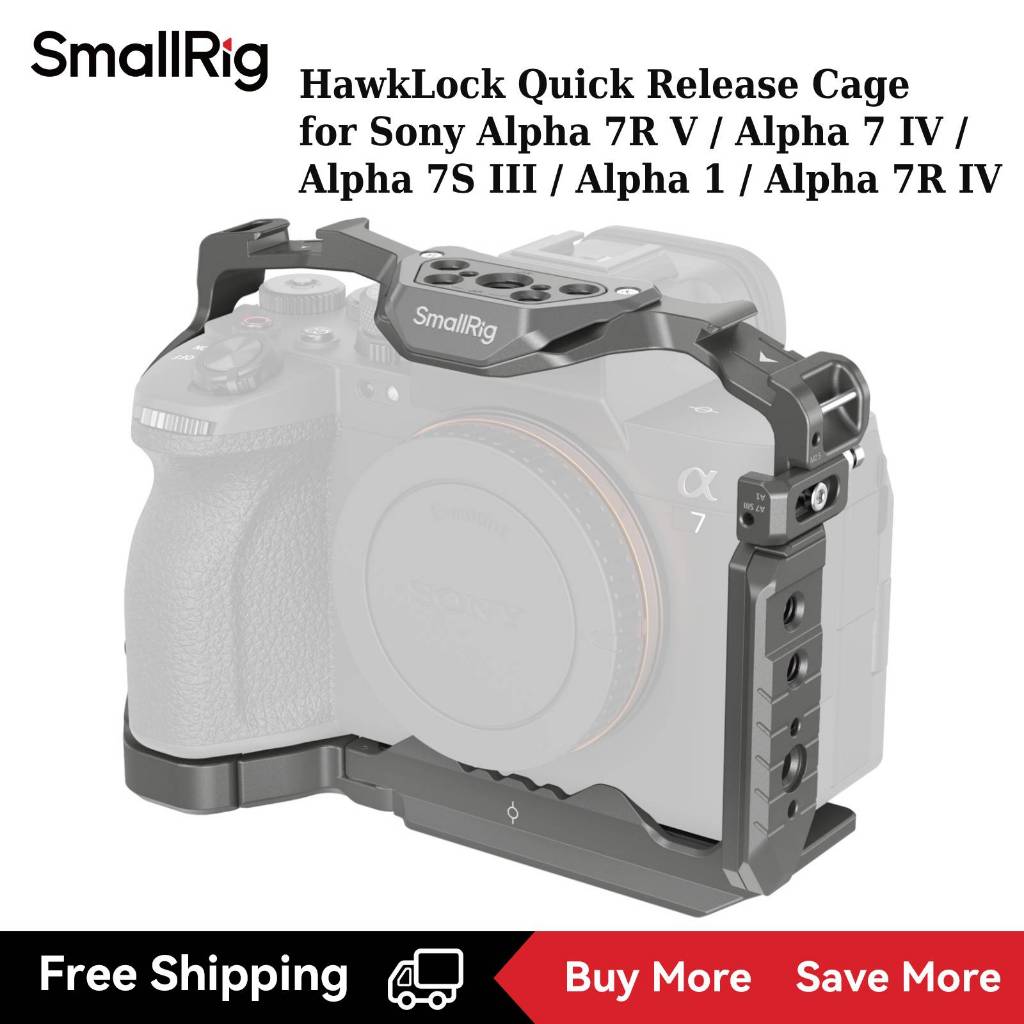 Lồng phát hành nhanh SmallRig HawkLock cho Sony Alpha 7R V / Alpha 7 IV / Alpha 7S III / Alpha 1 / A