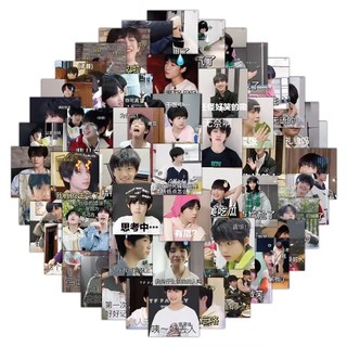Tfboys Karry Wang Junkai TF Family 3 4 thế hệ Ma JiaQi Zhu Zhixin Zhang ZhenYuan Idols Hình dán ảnh Yan Haoxiang Ding Chengxin Hành lý chống nước Nhãn dán máy tính xách tay Ready SX