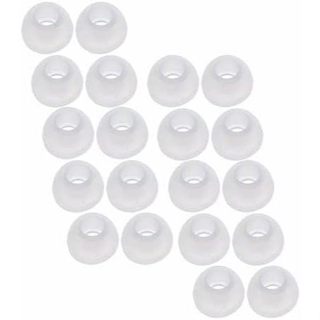 10 Cặp Đầu Tai Nghe Thay Thế Nhỏ / Vừa / Lớn Silicon (Trong Suốt)