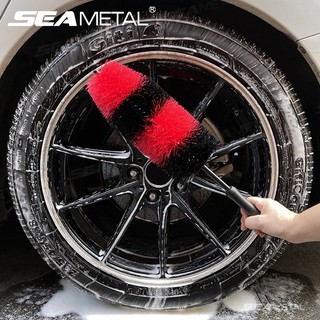 cọ vệ sinh viền bánh xe hơi SEAMETAL Rửa Bàn Chải Vệ Sinh 360 Độ Có Thể Uốn Cong Chà Bụi Bụi Làm Sạch Lốp Xe Chi Tiết Bàn Chải Treo Dụng Cụ Vệ Sinh Xe Hơi