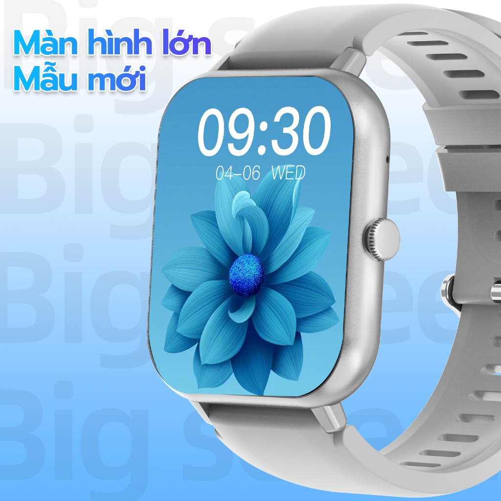 Đồng hồ thông minh chính hãng GOOJODOQ 2024 Màn hình cảm ứng, theo dõi sức khỏe, kết nối điện thoại để nhận tin nhắn, gọi điện, chống nước