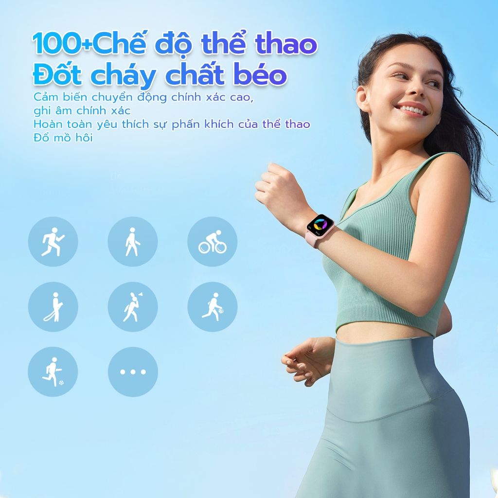 Đồng hồ thông minh chính hãng GOOJODOQ 2024 Màn hình cảm ứng, theo dõi sức khỏe, kết nối điện thoại để nhận tin nhắn, gọi điện, chống nước | BigBuy360 - bigbuy360.vn