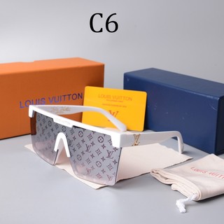 时尚女人男士方形无框复古太阳镜，猫眼太阳镜，无框，字母片，UV400朋克，太阳镜，驾驶眼镜