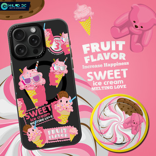 Kick-pop Ice Cream Nhẫn Giá Đỡ Cho iphone 15 / 14 Có Giá Đỡ Điện Thoại 0.33mm Siêu Mỏng Cho iphone 15 pro max Ốp Lưng Chống Sốc