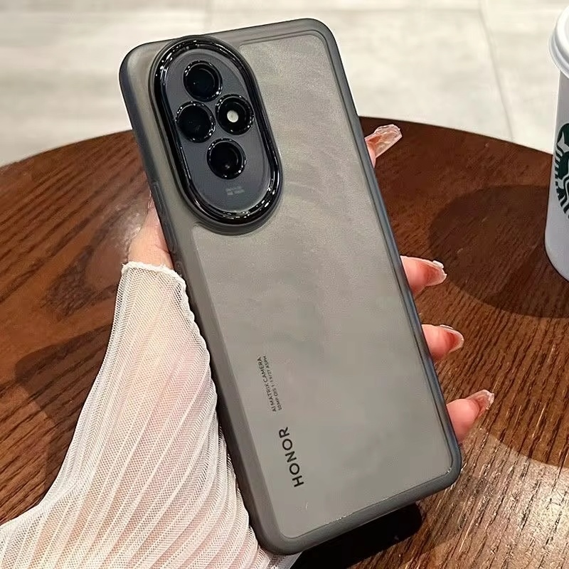 Ốp Điện Thoại Cho Honor 200 Pro 5G 90 Lite TPU Mềm Silicon Trong Suốt Cho Honor 200Pro Vỏ Bảo Vệ Camera Ốp Lưng