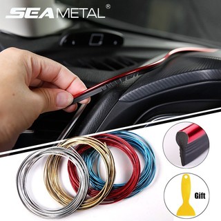 SEAMETAL Dây dán viền 3m 5m trang trí làm đẹp nội thất ô tô