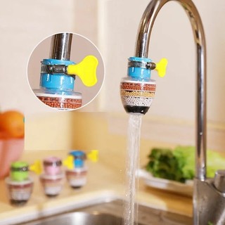 Vòi lọc sáu lớp Giao diện đa năng Máy lọc nước nhà bếp Máy lọc nước gia đình Ống nước chống nước Vòi hoa sen F
