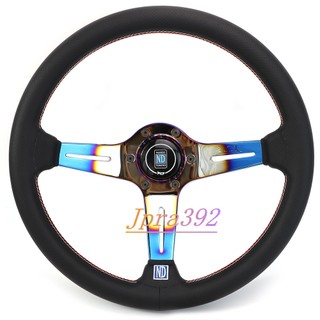 Vô lăng thể thao Nardi 340mm Blue Rainbow