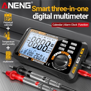 Aneng 612 Đồng hồ vạn năng kỹ thuật số thông minh AC / DC Điện dung điện áp dòng điện Dụng cụ kiểm tra đa năng đo lường chuyên nghiệp