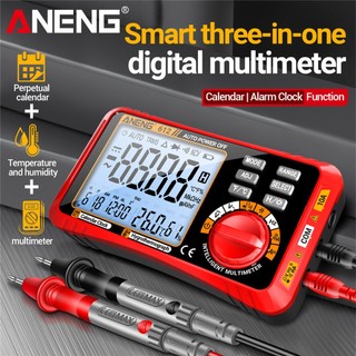 Aneng 612 Đồng hồ vạn năng kỹ thuật số thông minh AC / DC Điện dung điện áp dòng điện Dụng cụ kiểm tra đa năng đo lường chuyên nghiệp