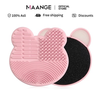 MAANGE Hộp Phủi Cọ Khô Silicone , Dụng Cụ Làm Sạch Cọ Đa Chức Năng 5967