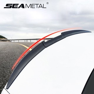 Cánh lướt gió gắn đuôi xe hơi SEAMETAL ba phần chất liệu sợi carbon phong cách thể thao trang trí đa năng