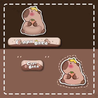 DIGIBLUSKY Tấm lót chuột cổ tay Capibara + Bộ bàn phím Miếng đệm cổ tay chuột + Bộ hỗ trợ bàn phím