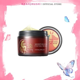 Ba-Yu Mặt Nạ Dưỡng Ẩm Da HANAJIRUSHI Thành Phần Chứa Dầu Ngựa 180g