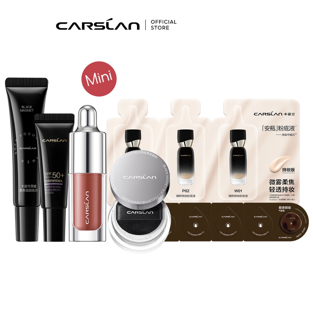【Combo Mini】Bộ 6 mẫu thử mỹ phẩm CARSLAN làm đẹp tiện lợi