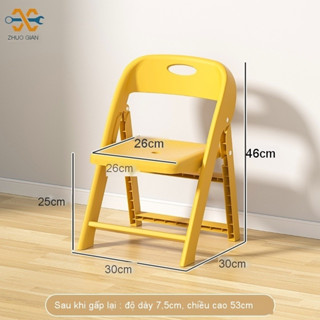 Ghế Nhựa Dày Dặn Xếp Gọn Gàng Cho Bé Mẫu Giáo
