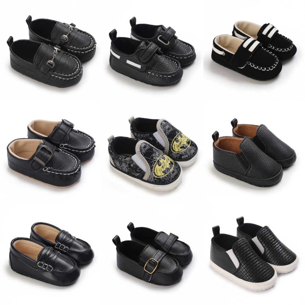 0-18m Bé Sơ Sinh Giày Bé Trai Giày Thể Thao Đế Mềm Chống Trơn Trượt Cho Bé Giày Tập Đi Đầu Tiên