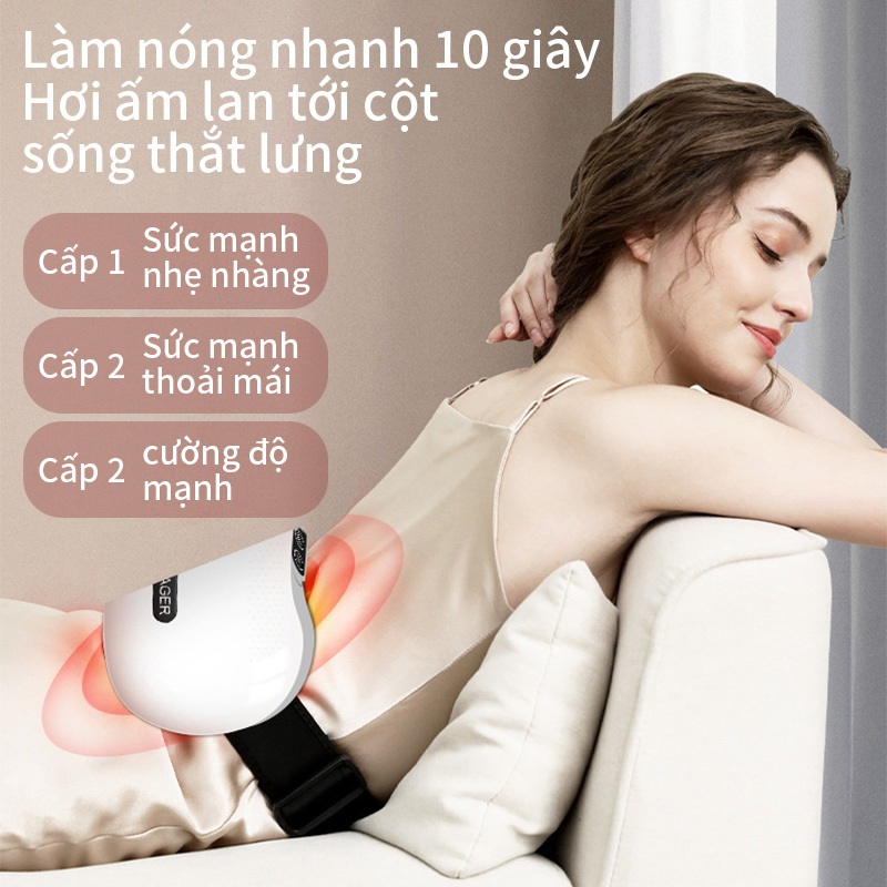 Jinkairui Máy Massage Bụng Máy Mát Xa Bụng Đá Không Dây Kim Làm Nóng Hồng Ngoại Làm Sạch Ruột Nuôi Dưỡng Bụng Chăm Sóc Sức Khỏe