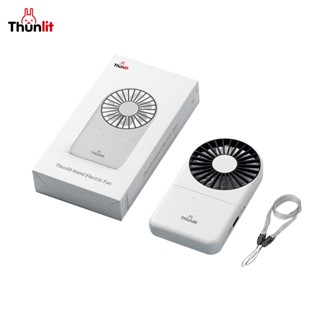 Thunlit Quạt điện cầm tay treo cổ gấp gọn 1800mAh Sạc USB Quạt nhỏ Quà tặng bán buôn Thích hợp cho nhân viên văn phòng và học sinh
