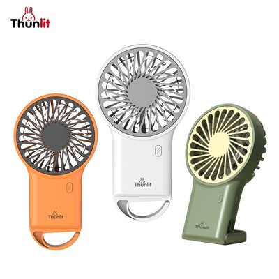 Thunlit Quạt cầm tay mini có thể sạc lại Quạt bỏ túi nhỏ gọn cầm tay cầm tay số lượng lớn Ý tưởng quà tặng bán buôn quạt