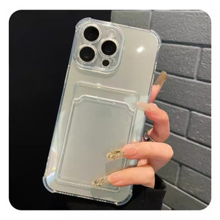 Ốp Lưng iPhone Silicon Dẻo Đựng Thẻ Cao Cấp, Chống Sốc, Bảo Vệ Camera - iP 6/6s/7/8/Plus/X/XS/XR/11/12/13/14/15/Pro/Max/16
