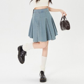 Váy xếp ly Denim Unifree