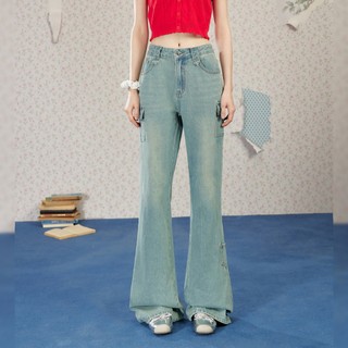 Quần Jeans Micro-Flap Giặt Unifree Retro