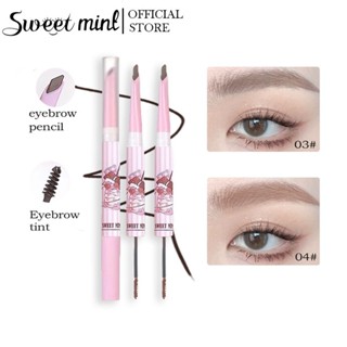 Bút chì kẻ mày hai đầu thanh Sweet Mint siêu mịn Chống thấm mồ hôi lâu trôi Ba chiều