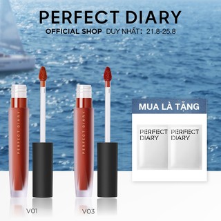 Son kem lì PERFECT DIARY tông màu đỏ đẹp mắt 2.5g