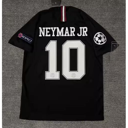 Paris Saint-Germain Jersey bóng đá 1819 phiên bản Champions League, ngắn tay, số 10 - Tùy chỉnh cho 