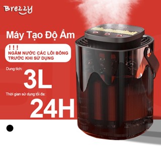  BREZZY Máy Tạo Độ Ẩm Gia Đình 3L Usb,Máy Xông Tinh Dầu,Dung Tích Lớn Phòng Ngủ Im Lặng Có Đèn Ngủ máy phun sương tạo ẩm,Với ánh Sáng Xung Quanh Led Máy Phun Sương Với 3 Chế Độ Phun Thích Hợp Cho Phòng Ngủ Phòng Khách Hành Lang 