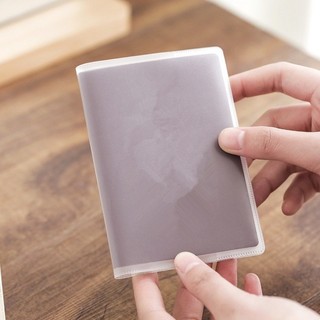 Túi Đựng Hộ Chiếu / Thẻ Tín Dụng / Danh Thiếp Bằng PVC Trong Suốt Đơn Giản Tiện Dụng Ốp