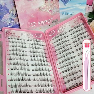 sách Lông Mi Giả FEPO Lông Mi Giả Tự Dính có thể tái sử dụng nhiều lần,mắt to tự nhiên,mi giả dưới