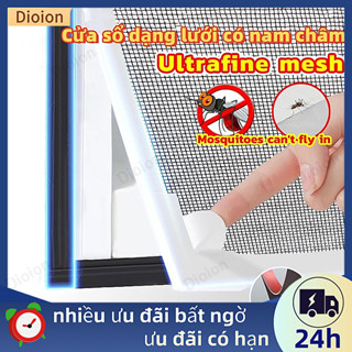 Rèm Màn Cửa Sổ Chống Muỗi DIY Có Nam Châm Từ Tính Dễ Lắp Đặt , Lưới chắn côn trùng ngăn bụi