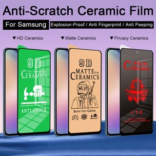 Kính cường lực Dẻo Chống Vân Tay Full Màn cho Cho Samsung Galaxy A72 A52 A32 5G A42 A03S A02S A02 A21S A52S A12 A11 A10S A20S A30S A50S A70 A70S A21S A01 A11 A31 A51 A71 A10 A20 A30 A50 A70