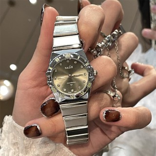 CILOA đồng hồ nữ chính hãng thời trang chống nước dây đồng hồ kim loại đẹp điện đồng hồ đeo tay nữ mặt nhỏ vintage 718a