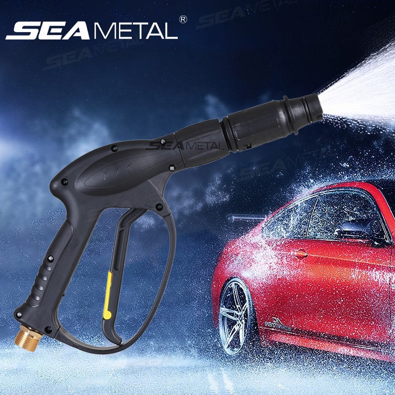 Súng rửa xe áp suất cao SEAMETAL Vòi phun có thể điều chỉnh Máy rửa xe Máy rửa súng nước cho ô tô Dụng cụ vệ sinh vườn nhà