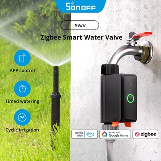 Sonoff SWV Zigbee 3.0 Van nước thông minh Công tắc tưới thời gian thông minh Theo dõi 6 tháng Hỗ trợ dữ liệu lịch sử Nền tảng nguồn mở qua eWeLink Alexa Google