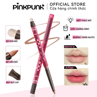 【PinkPunk】Chì Kẻ Viền Môi Lip Liner Màu Khỏa Bút kẻ môi Sắ Kết cấu mịn màng 0.25g Thân Nâng Cao Môi Chống Thấm Nước Lâu Dài
