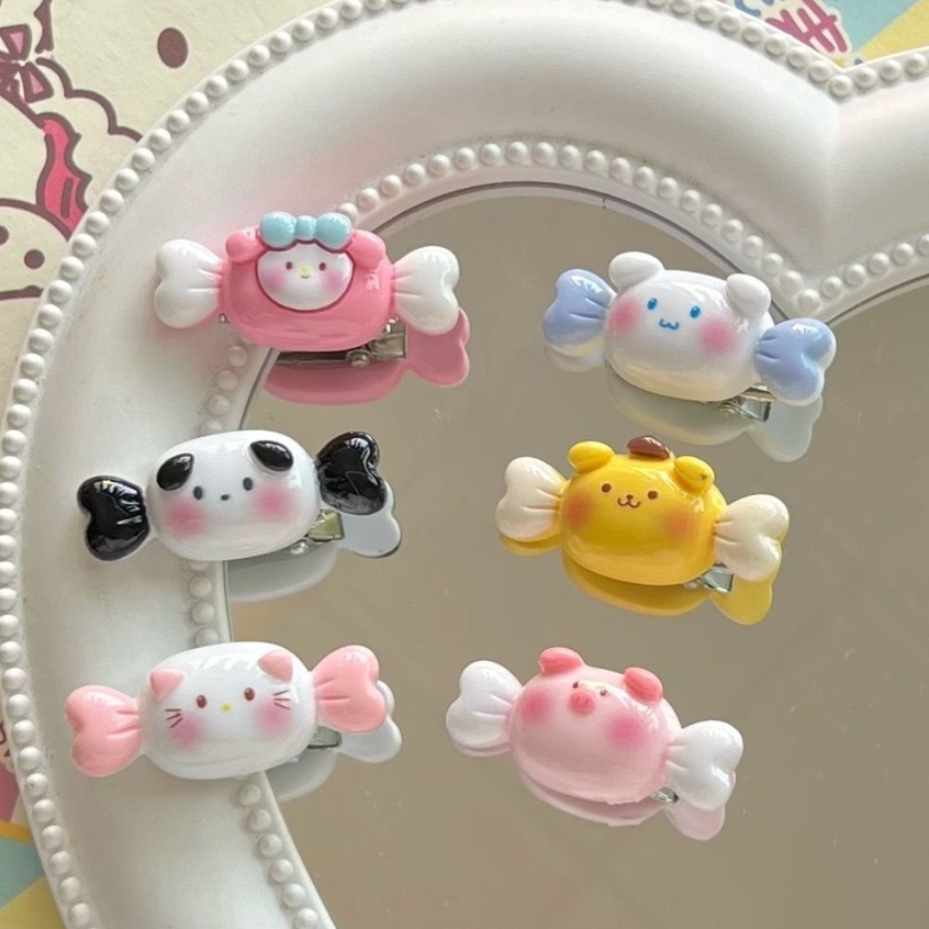 🍥jellycuty🍥Kẹp Tóc Hình Kẹo Dễ Thương Trang Trí Kẹp Tóc Cho Bé Gái