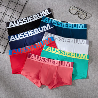 Quần Đùi Boxer Cotton Nam Aussiebum Màu Thời Trang Thoải Mái Thoáng Khí